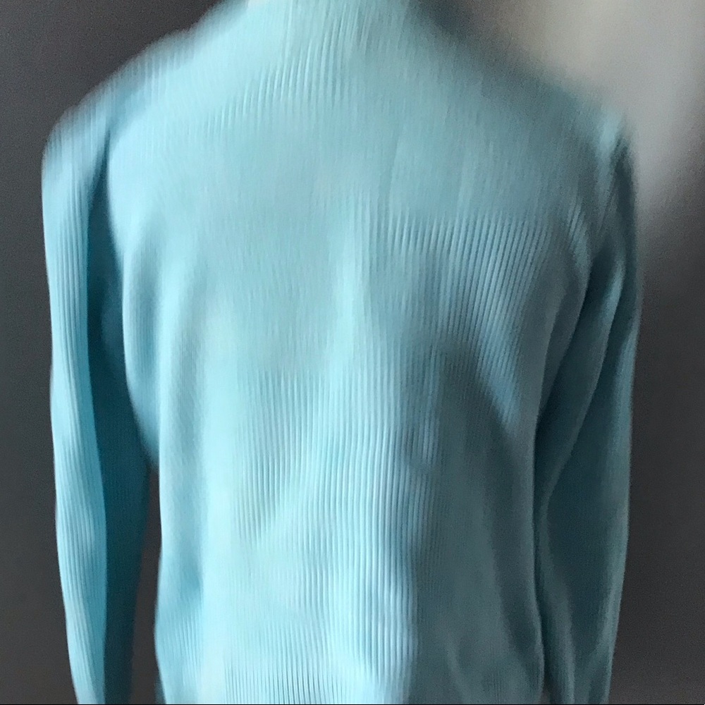 Croft & Barrow bright blue sweater - Picture 4 of 6
